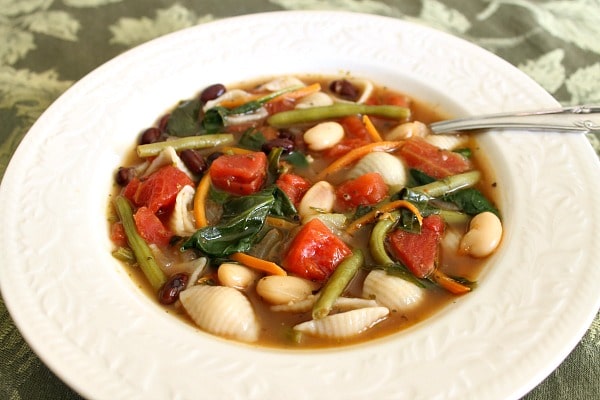 Minestrone Soup Recipe - An Olive Garden Copycat Recipe using fresh vegetables and herbs
