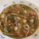 minestrone soup with quinoa pasta gluten-free