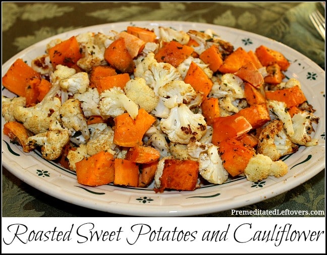 Roasted Sweet Potatoes and Cauliflower Recipe