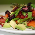Chopped Salad with Blackberries