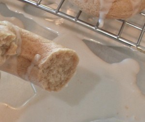 Mopping-up-glaze-Drippings-with-Chai-doughnut