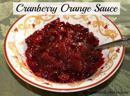 What is a good recipe for cranberry orange sauce?