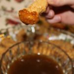 pretzel Crusted Honey Mustard Chicken Tenders with Honey Mustard Dipping Sauce (640x484)