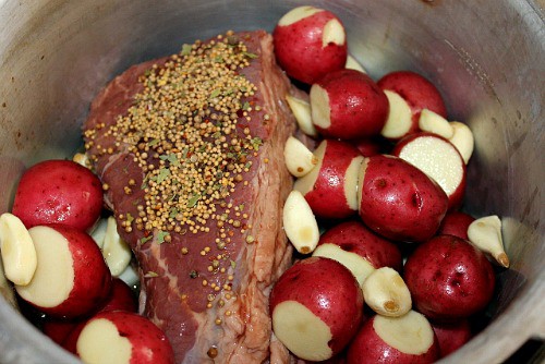 How long does it take to cook corned beef in a pressure cooker? Only 45 - 50 minutes!