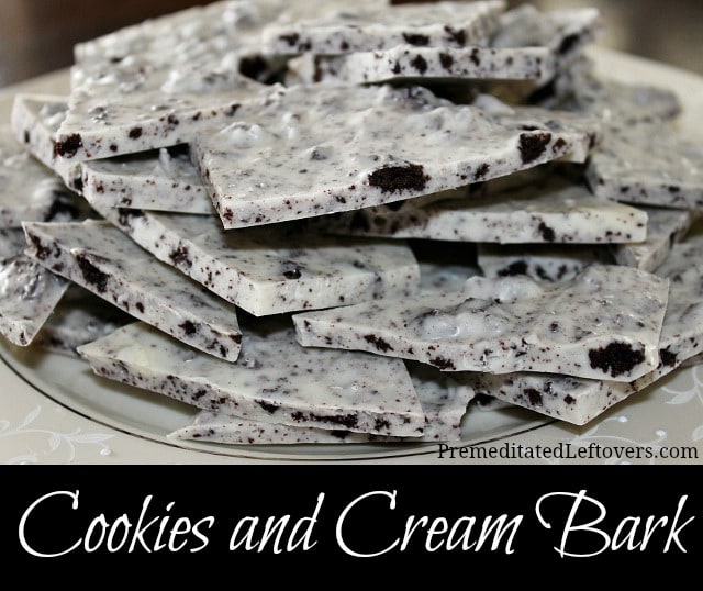 Cookies and Cream Bark - a fast and easy candy recipe