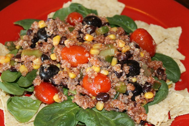 Fast and Easy Taco Salad with Quinoa Recipe