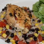 Cilantro Lime Chicken Casserole Salad (640x462)
