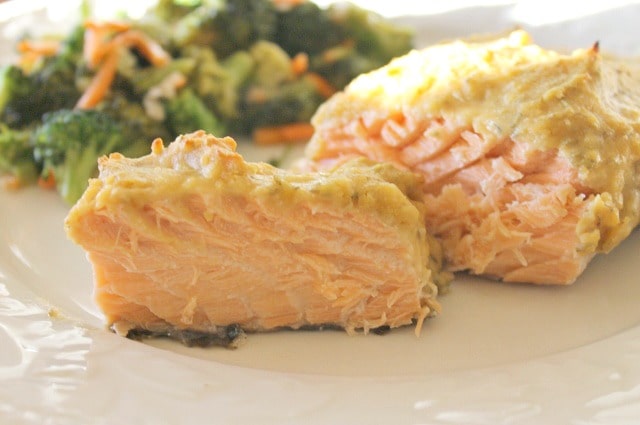 Hummus Crusted Salmon Recipe