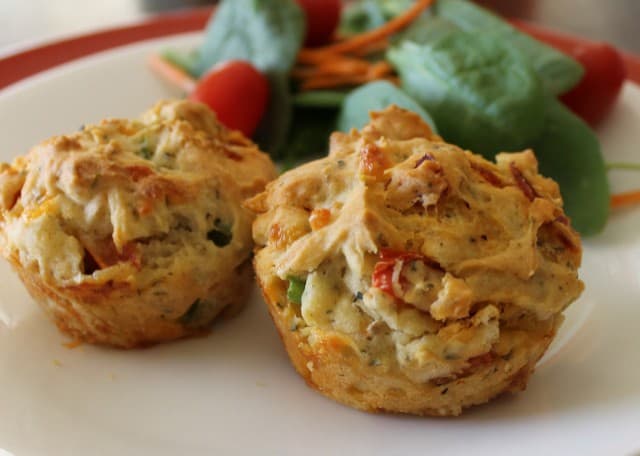 A delicious gluten-free, dairy-free pizza muffin recipe that is perfect for any meal of the day!