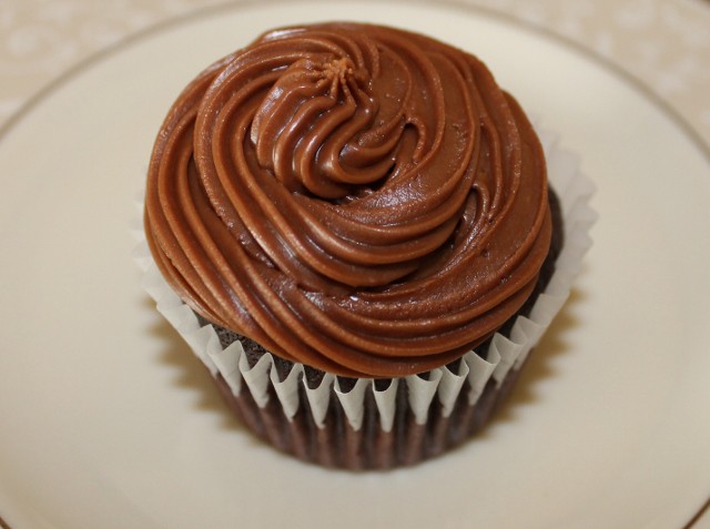 Mocha Fudge Cupcakes with Mocha Fudge Frosting