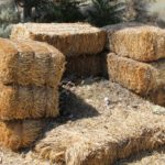 Make a fast and easy compost bin using bales of straw