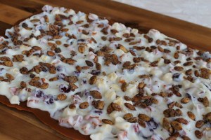 Autumn Bark with Dried Fruit and Pumpkin Seeds Fall Bark Candy Recipe