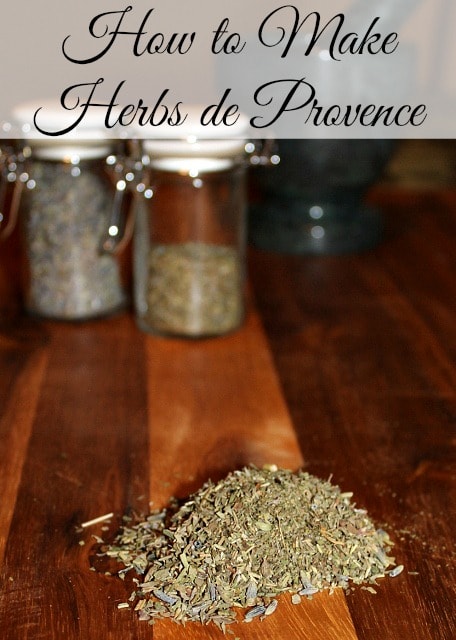 How to Make Herbs de Provence - Easy recipe using pantry staples