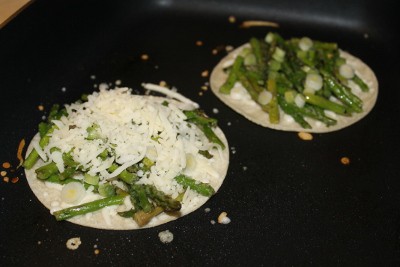 How to Make Asparagus Quesadillas 
