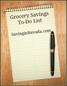 Grocery Saving To-Do List