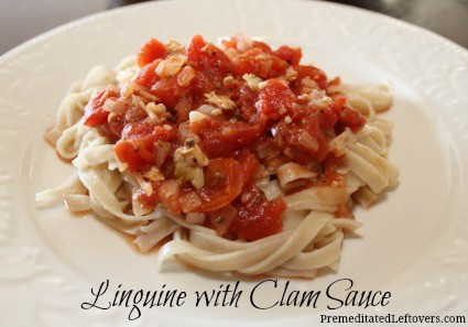 Linguine with Clam Sauce - Fast Five Meals