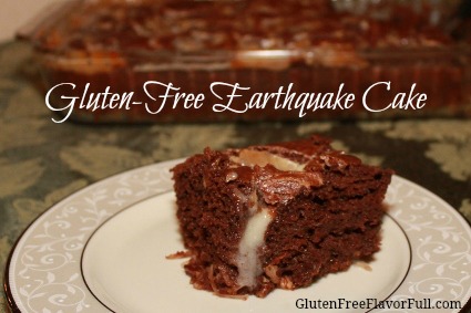 gluten-free earthquake cake recipe
