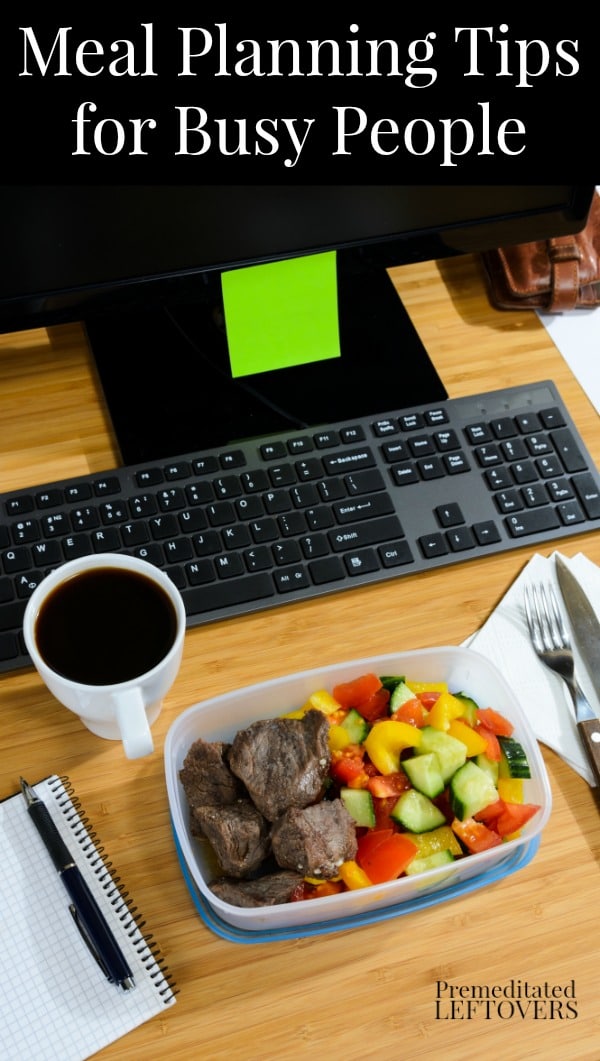 Use these Meal Planning Tips for Busy People to create healthy menu plans, meal prep, and quick and easy recipes to get you through the busy nights.