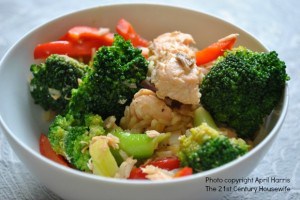 Salmon and Broccoli Stir-Fry from 21st Century Housewife
