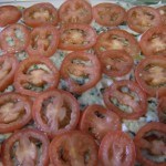 Time Saving Tip - Use a serrated Bread Knife to cut tomatoes