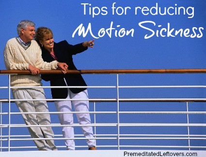 Tips for reducing travel sickness