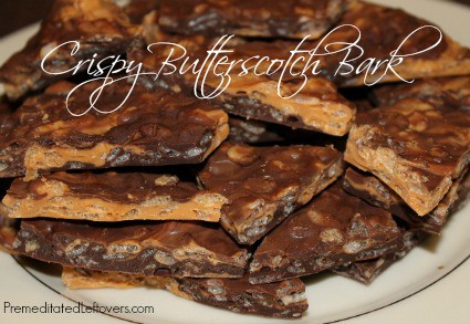 Crispy Butterscotch Bark recipe - a fast and easy candy recipe