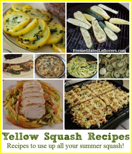 20 Yellow Squash Recipes & Ways to Use Up Summer Squash. Recipes to use up summer squash or yellow straight neck squash, yellow crookneck squash & pattypan.