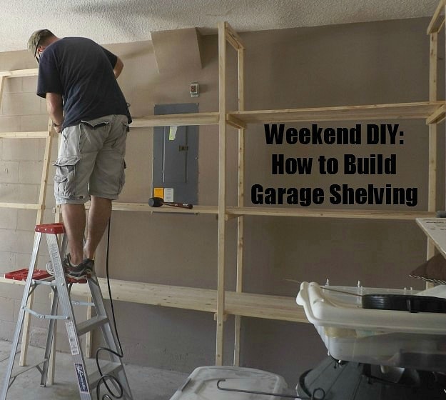 DIY-How to Build Garage Shelving