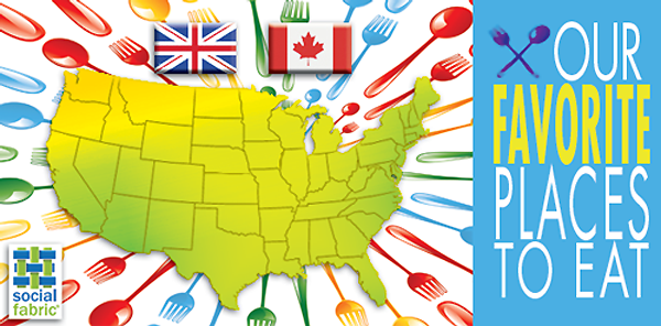 Favorite Restaurants throught the US, Canada, and UK
