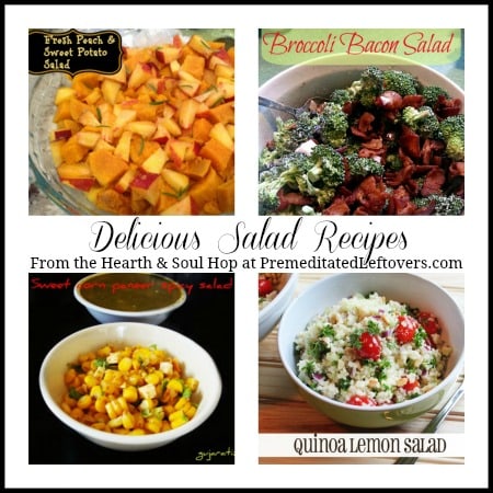 Delicious Salad Recipes from the Hearth and Soul Hop