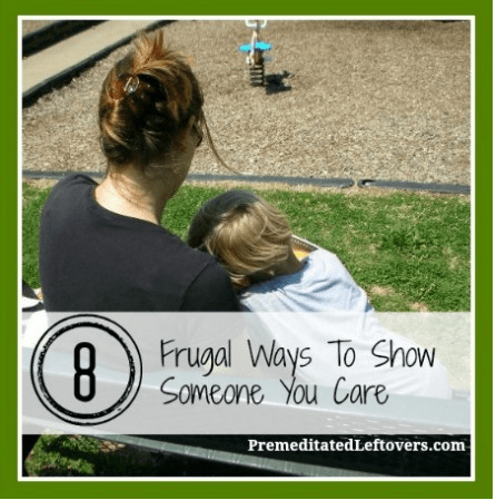 frugal ways to care for others