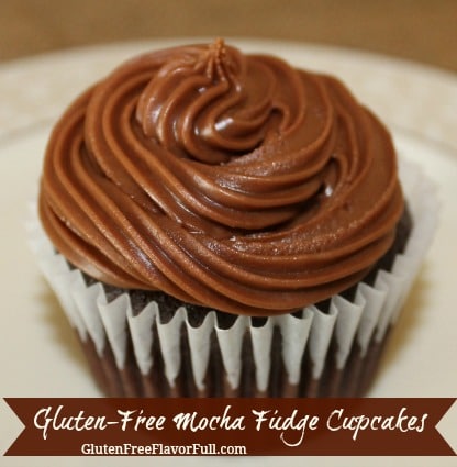 Gluten-Free Mocha Fudge Cupcake or Cake Recipe