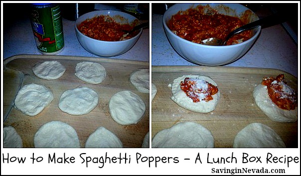 spaghetti popper recipe - a lunch box recipe