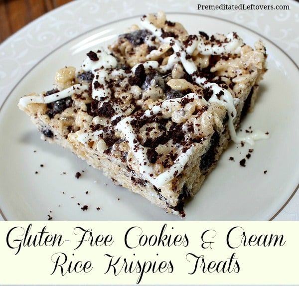 Gluten-Free Cookies and Cream Rice Krispies Treats Recipe