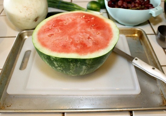 Watermelon cutting tip #FreshFinds #shop