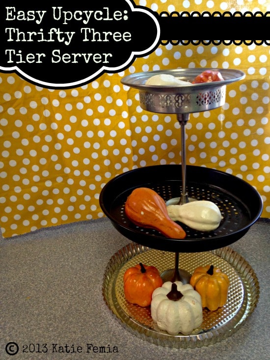 Easy Upcycle: Thrifty Three Tier Server