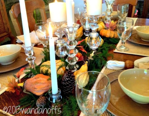 How to create a frugal, yet elegantThanksgiving tablescape