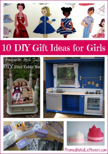 10 DIY Christmas Gift Ideas for Girls- These homemade gift tutorials will give you plenty of great ideas when it comes to the girls on your Christmas list.