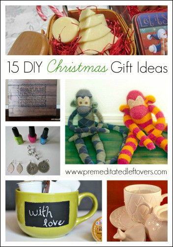 15 DIY Christmas Gift Ideas- Show your recipient how special they are with a hand-made gift. These homemade Christmas gift ideas will surely inspire you! 