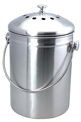 Gifts for Gardeners - Stainless Steel Compost Pail