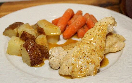 Honey Mustard Chicken and Vegetables Recipe - Cookingin a Wonderbag