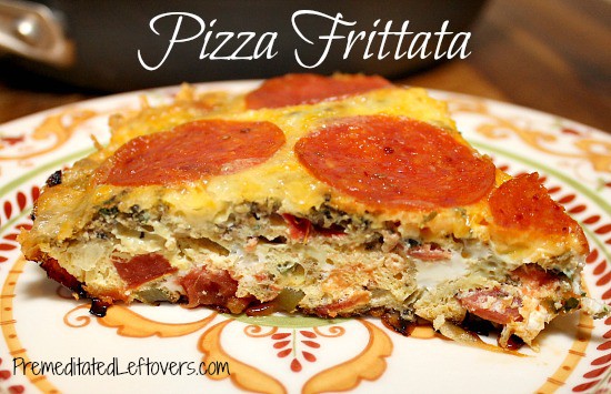 Pizza Frittata Recipe - fast and easy kid-friendly dinner 