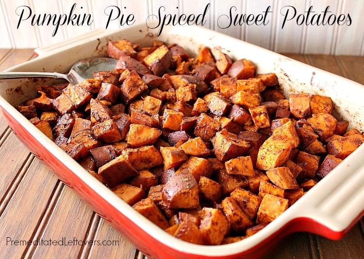 Pumpkin Pie Spiced Sweet Potatoes Recipe