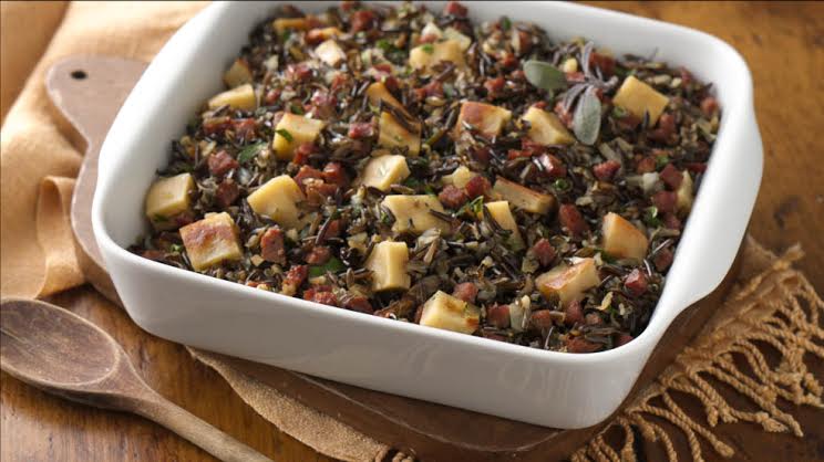 Wild Rice, Chorizo and Gluten Free Bread Stuffing Recipe