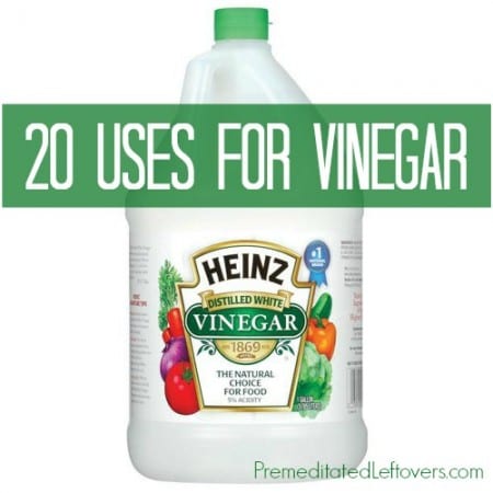 20 Frugal Uses for Vinegar - Ways to use vinegar around the home including vinegar cooking tips, vinegar cleaning tips, and uses for vinegar in the garden.