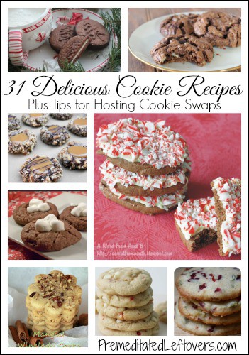 31 Delicious Cookie Recipes with tips for hosting a cookie exchange