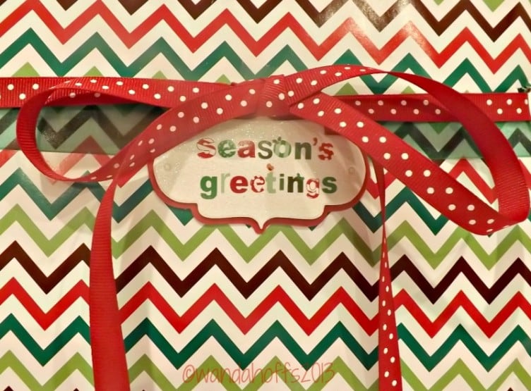 Wrap presents with ribbon