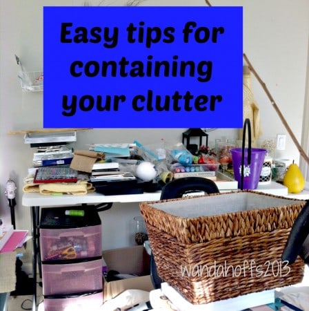 How to Have a Clutter Free Home - tips for organizing your clutter