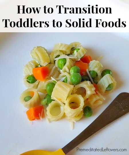 How to Transition Toddlers to Solid Foods