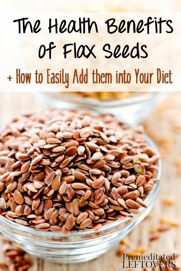 The Health Benefits of Flax Seeds and tips for using flax seeds in your diet. Why you should eat more flax seeds and where to get them.